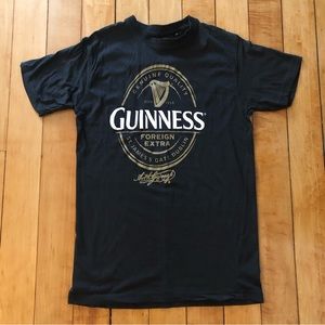 Guinness Official Merchandise Black Short Sleeve T Shirt